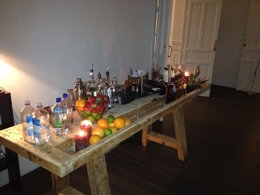 barra/mesa de trabajo