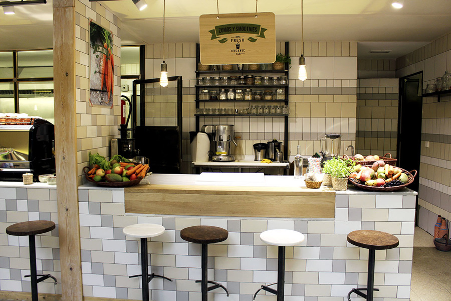 Barra zumos - El Huerto Lucas