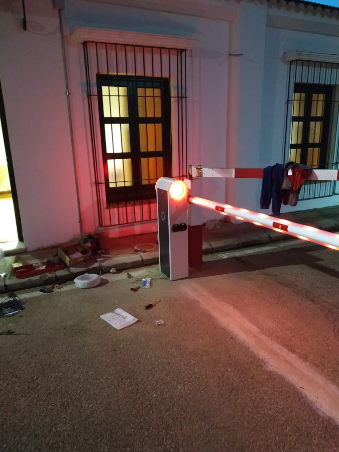 Barrera izquierda vista desde dentro