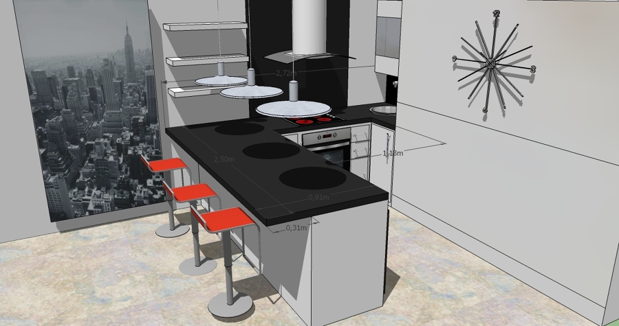 BOCETO COCINA C/DIPUTACIÓN