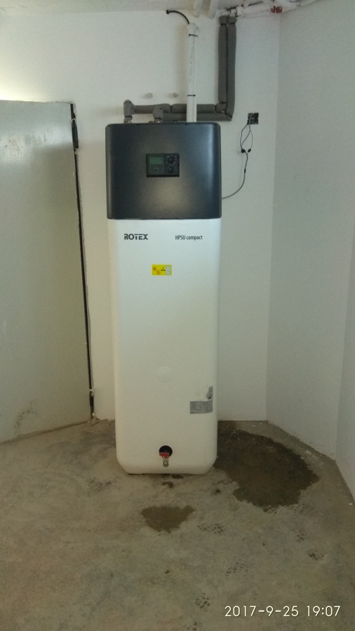 Bomba de aerotermia para suelo radiante