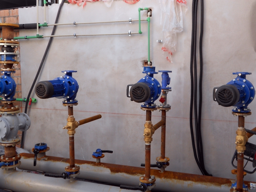 Bombas en sala técnica