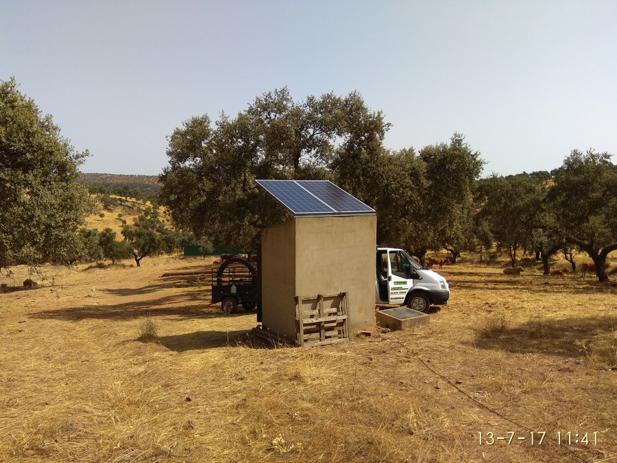 Bombeo solar a depósito