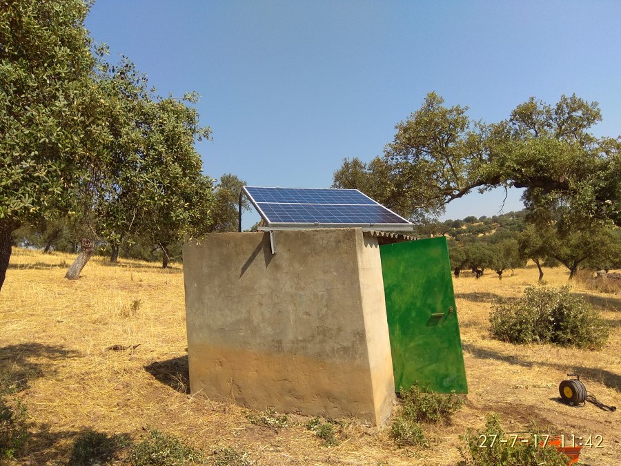 Bombeo solar a depósito
