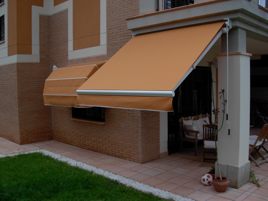 brazo extensible y capota