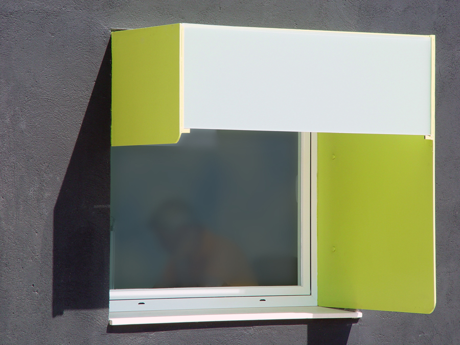 Brise soleil verde limón