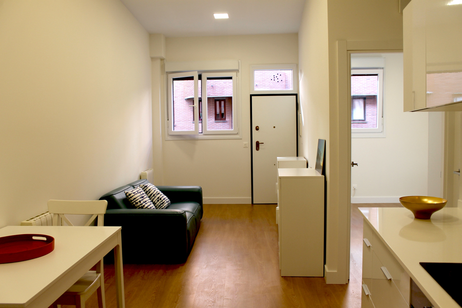 Buena iluminación natural de los espacios