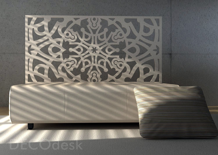 cabeceras de cama en base de celosias