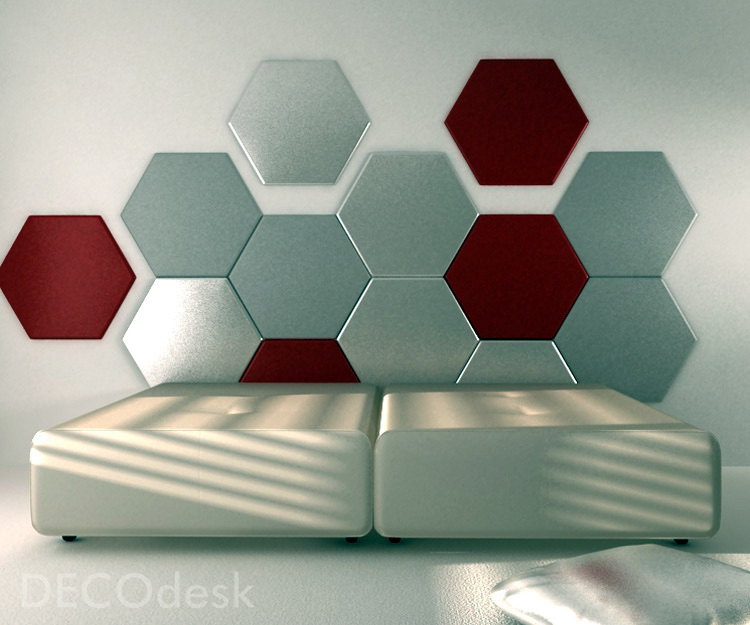 cabeceras de cama hotel hexagonos