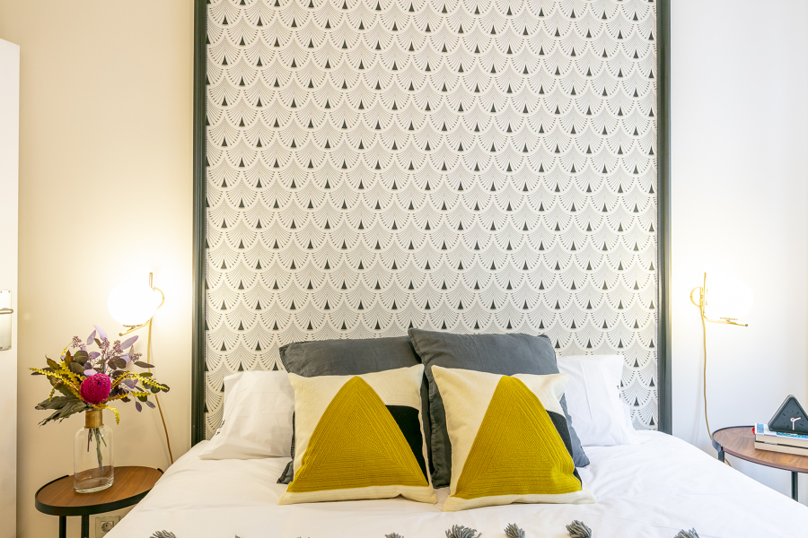 cabecero de papel pintado