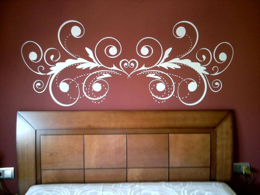 CABEZAL DORMITORIO CON VINILO