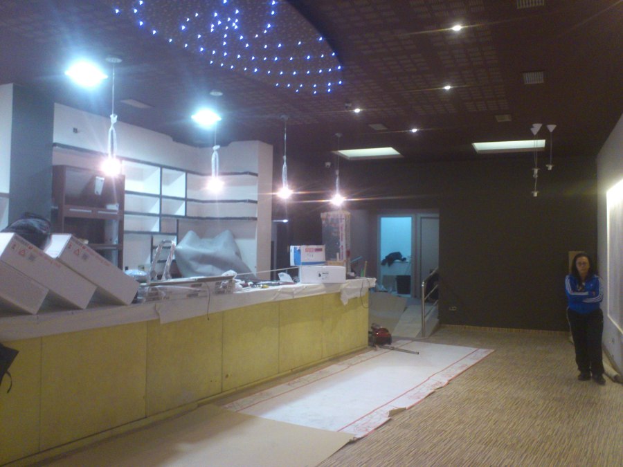 Cafetería en construcción