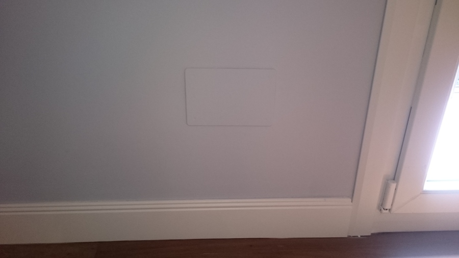 Caja empotrar entrada TV e internet