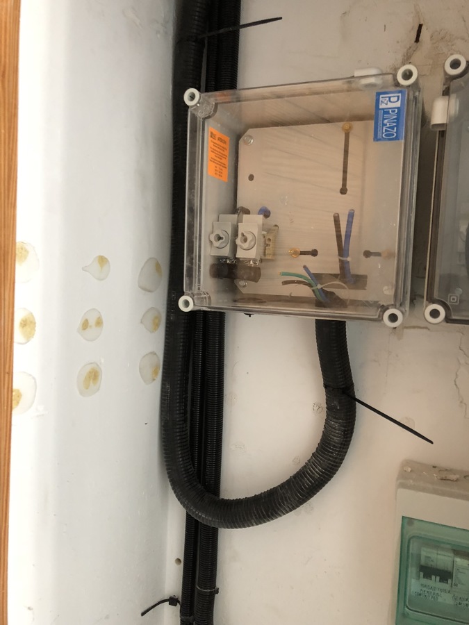 caja para preparada para contador eléctrico