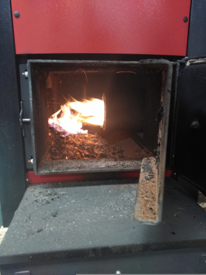 Cámara de combustión Bioheat mixta