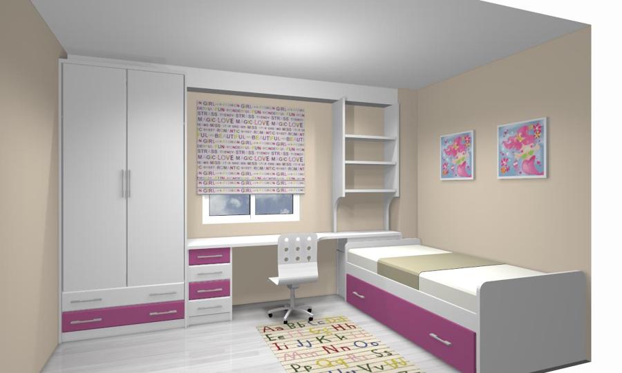 Camas nido para dos niñas