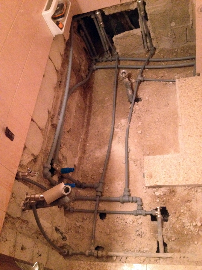 cambiar instalación de fontaneria