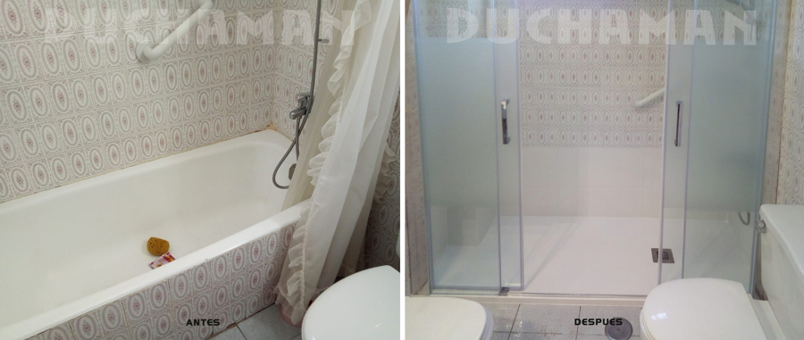 cambio de bañera por ducha