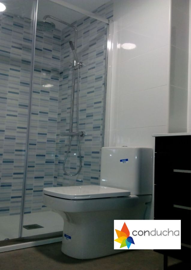 Cambio de bañera por ducha y sustitucion de sanitarios