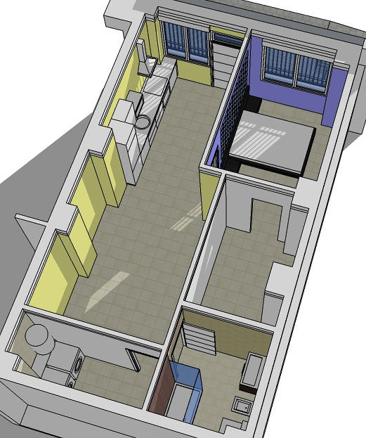 Cambio de uso de bar - cafetería a vivivenda en Móstoles