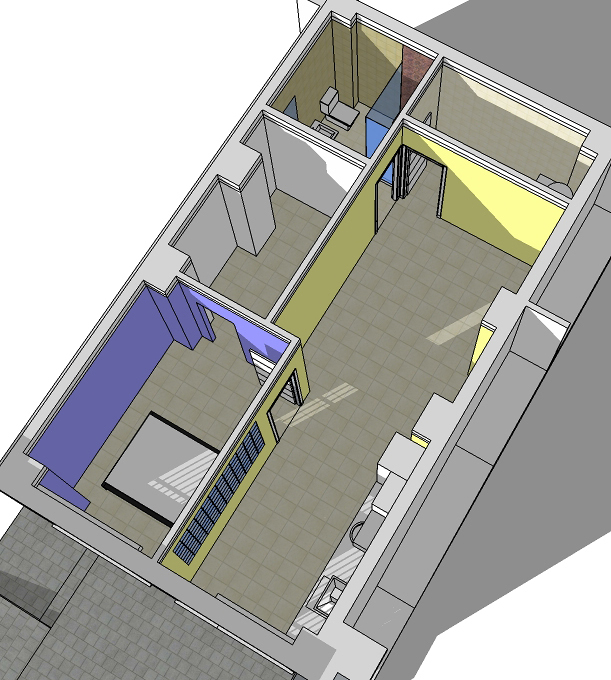 Cambio de uso de bar - cafetería a vivivenda en Móstoles