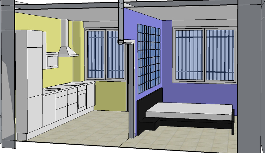 Cambio de uso de bar - cafetería a vivivenda en Móstoles