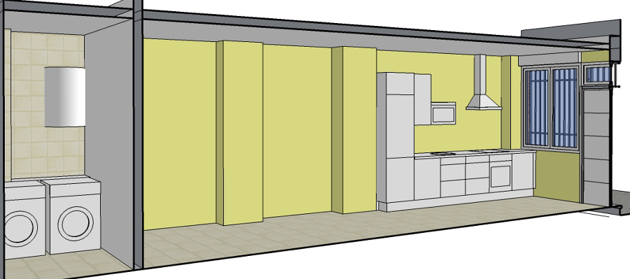 Cambio de uso de bar - cafetería a vivivenda en Móstoles