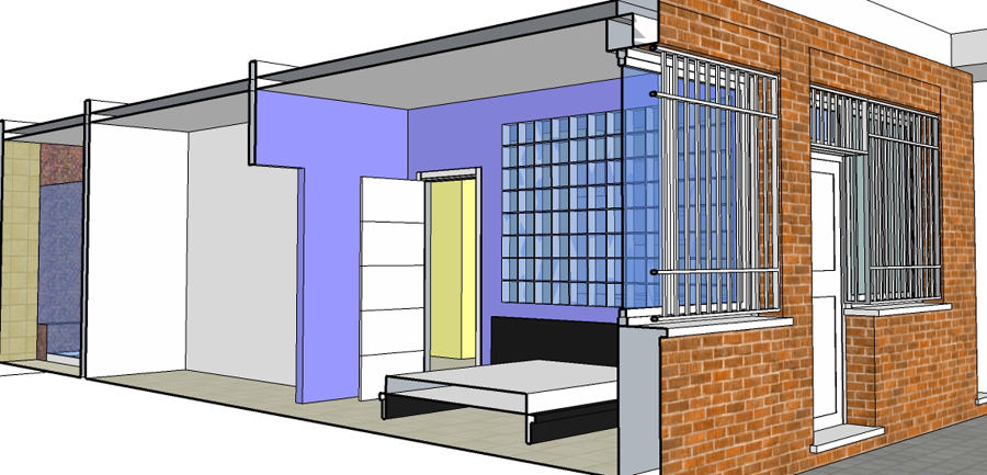 Cambio de uso de bar - cafetería a vivivenda en Móstoles
