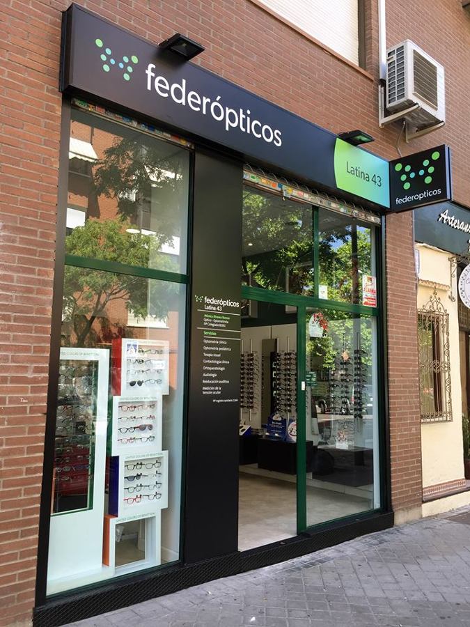 Cambio imagen corporativa FederOpticos exterior - ROTUSIL - Artes Gráficas