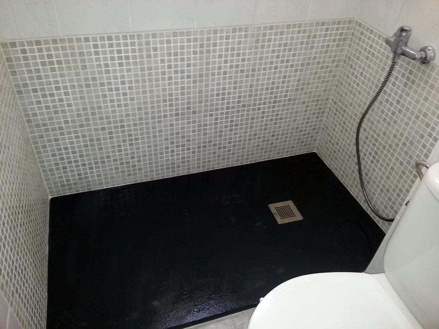 Cambio plato ducha después