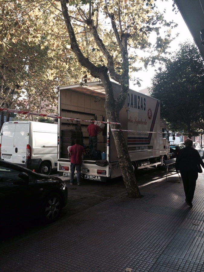 Camión con suspensión neumatica