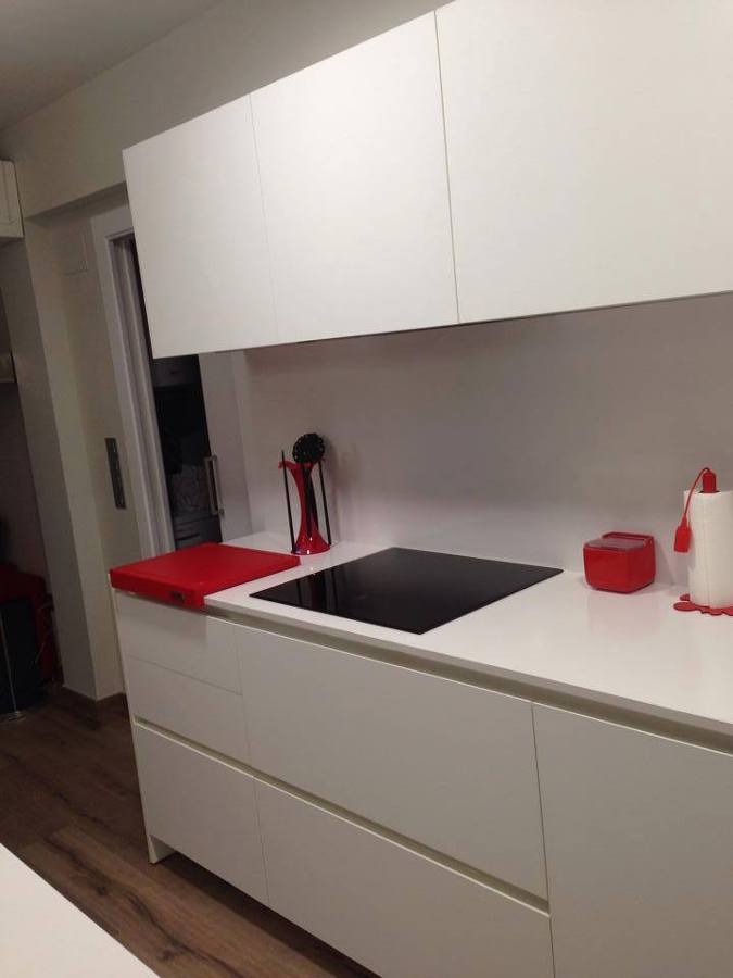 Campana grupo filtrante integrada dentro del mueble