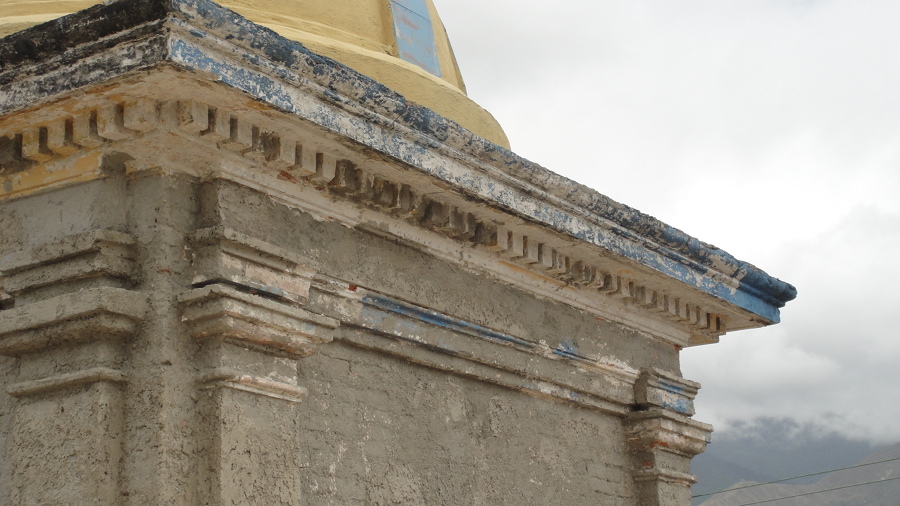 Campanario en proceso de restauracion