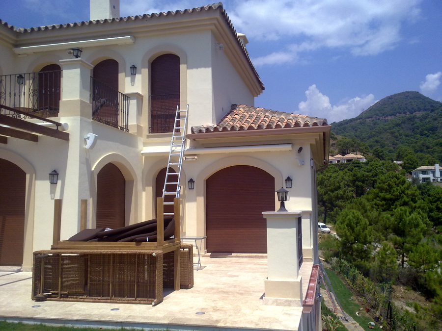 canalones de aluminio lacado