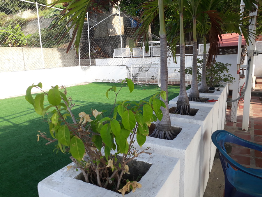 Cancha de cesped artificial