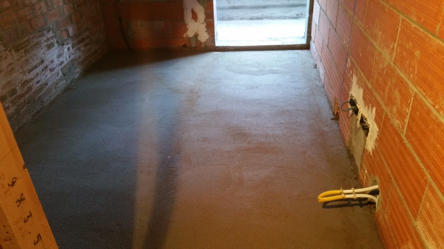 Capa de mortero de nivelación