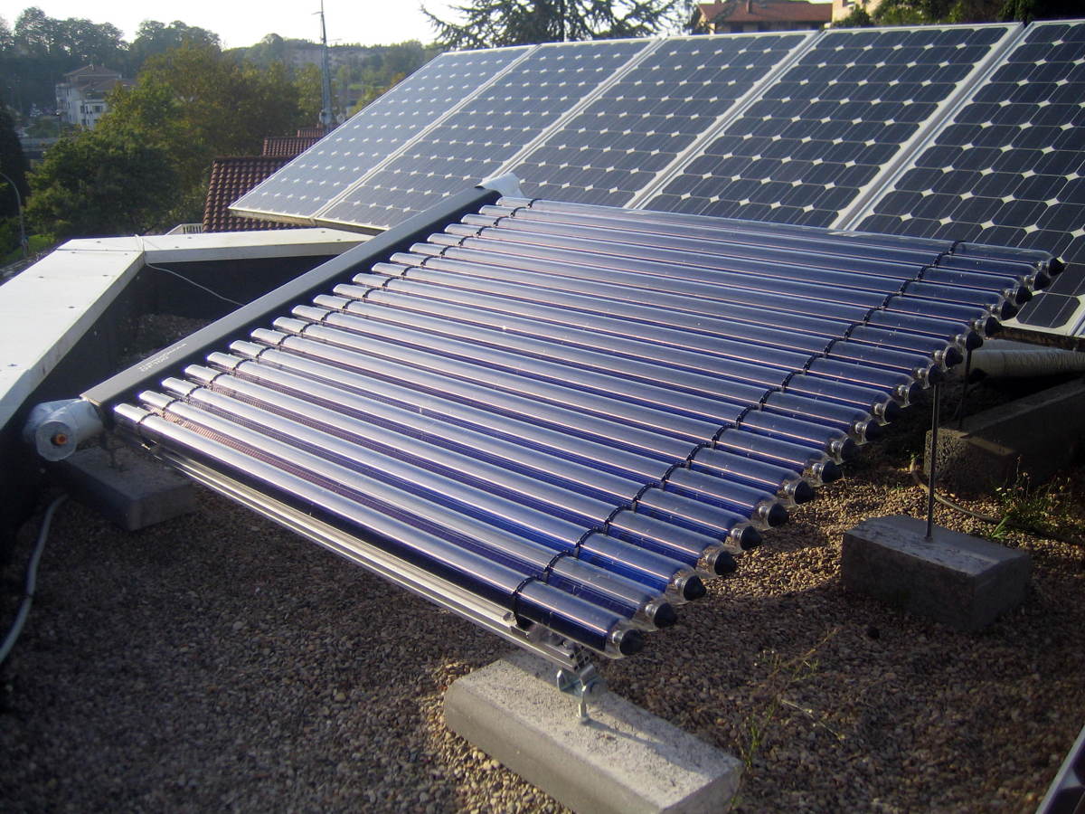 Captación en flujo directo de tubo vacio