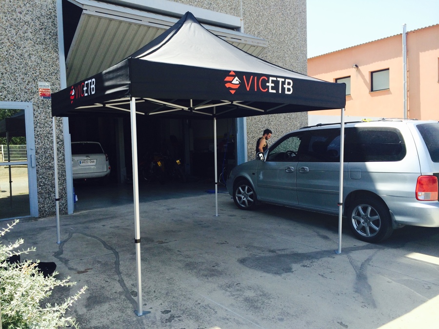 Carpa exterior desplegable 3x3 