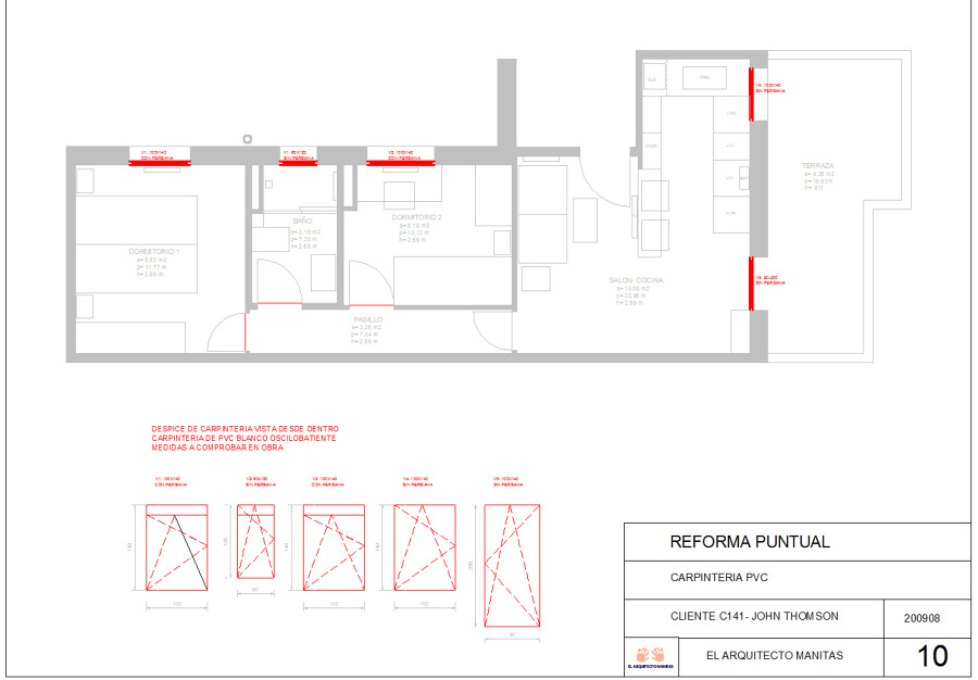 Carpintería de aluminio
