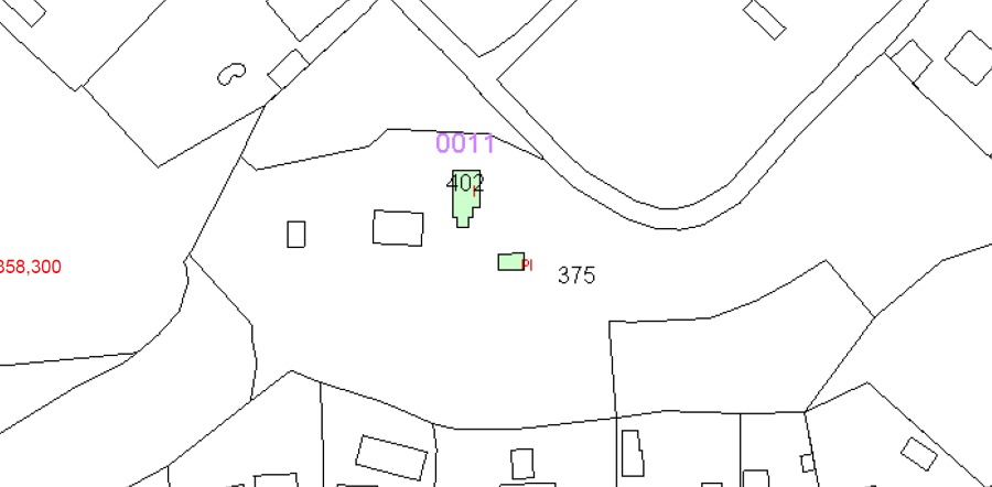 Cartografía Catastral antes de la subsanación