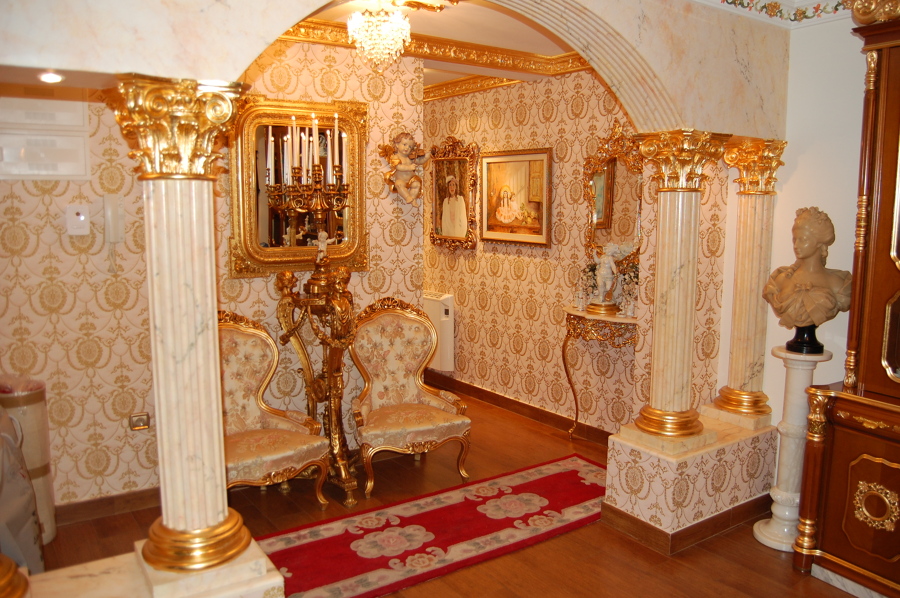 Casa barroca con fusión vintage