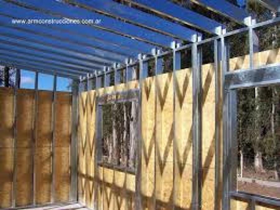 casa con estructura metalica