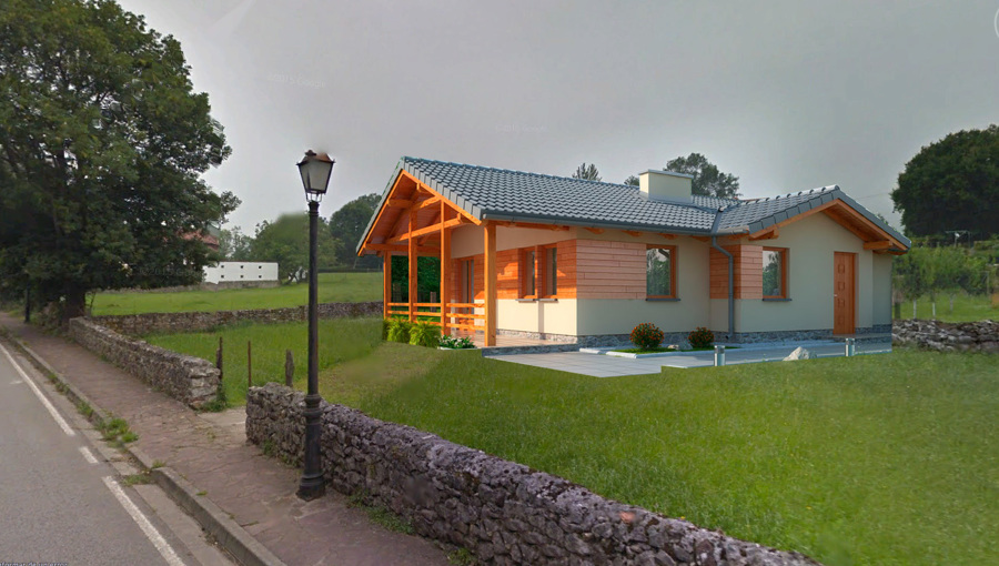 Casa de madera ecológica Rodezas 87