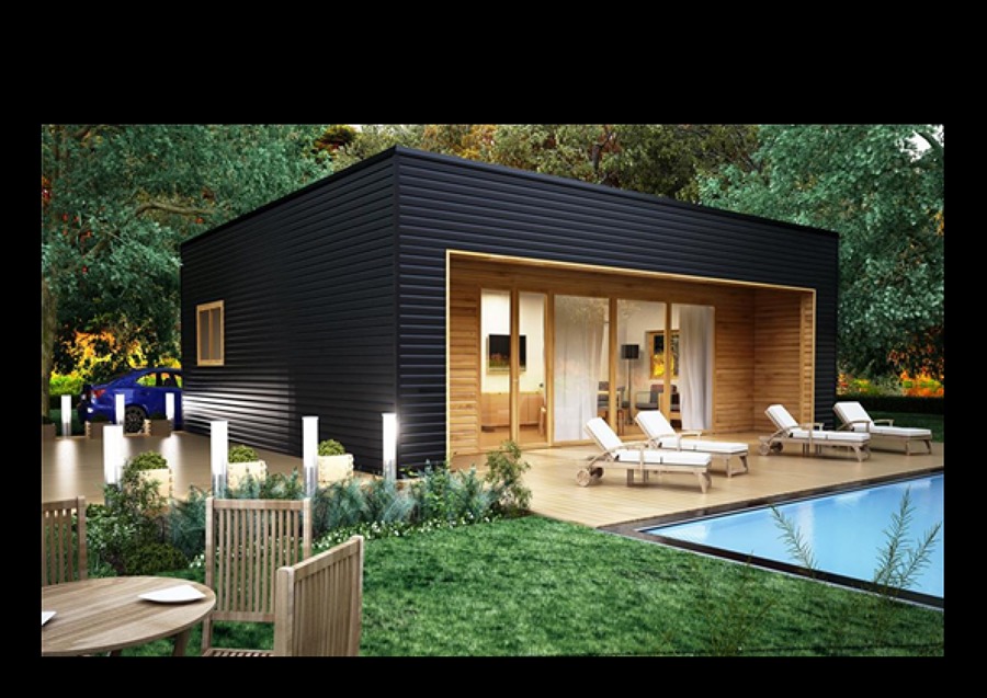 casa de madera modular