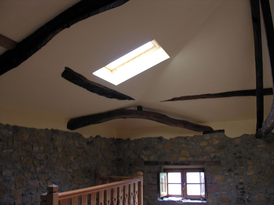 Casa en Pavia - ventana techo