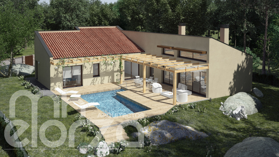 Casa pasiva de madera en El Escorial (Madrid)