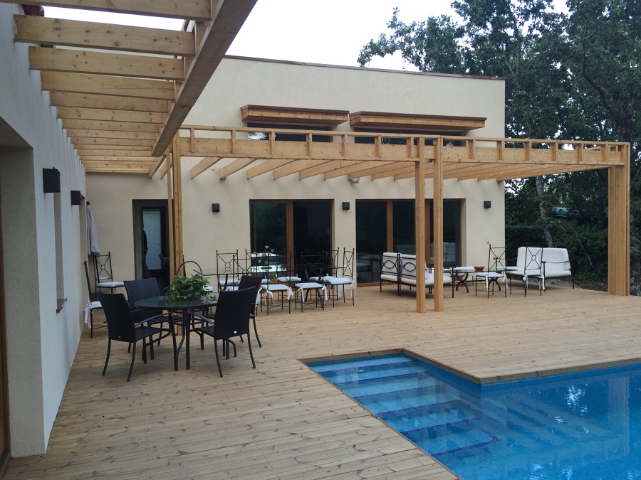 Casa pasiva de madera en El Escorial (Madrid)