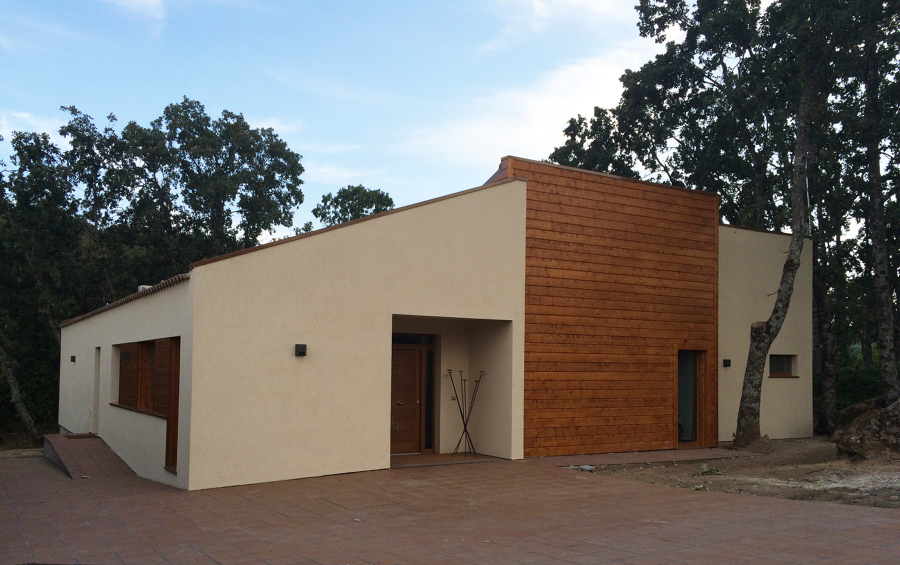 Casa pasiva de madera en El Escorial (Madrid)