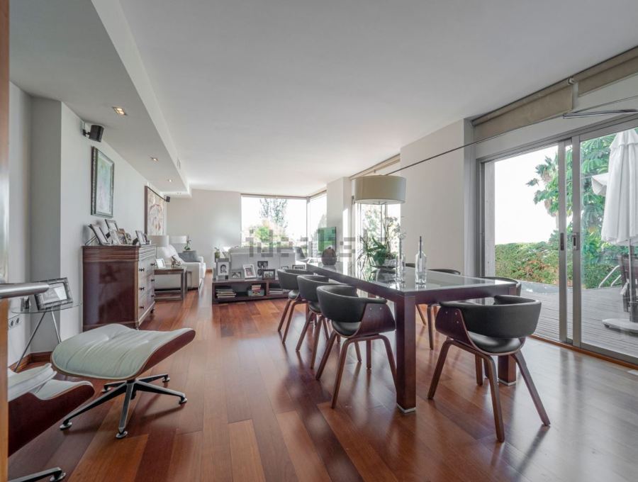 Casa Wilson Salón -Comedor con grandes ventanales