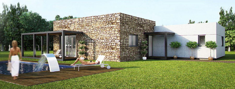 Casas Pefabricadas de Hormigón Modular.